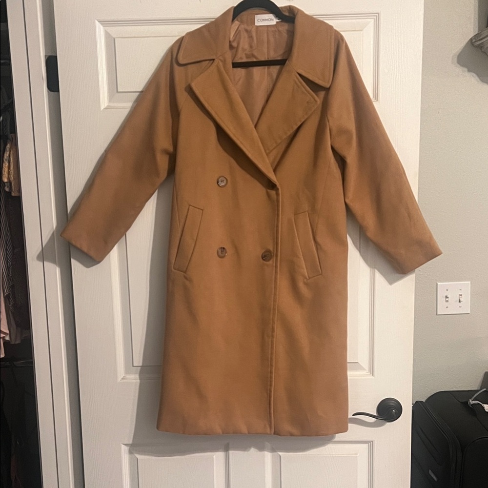 Elegant Tan Trench Coat